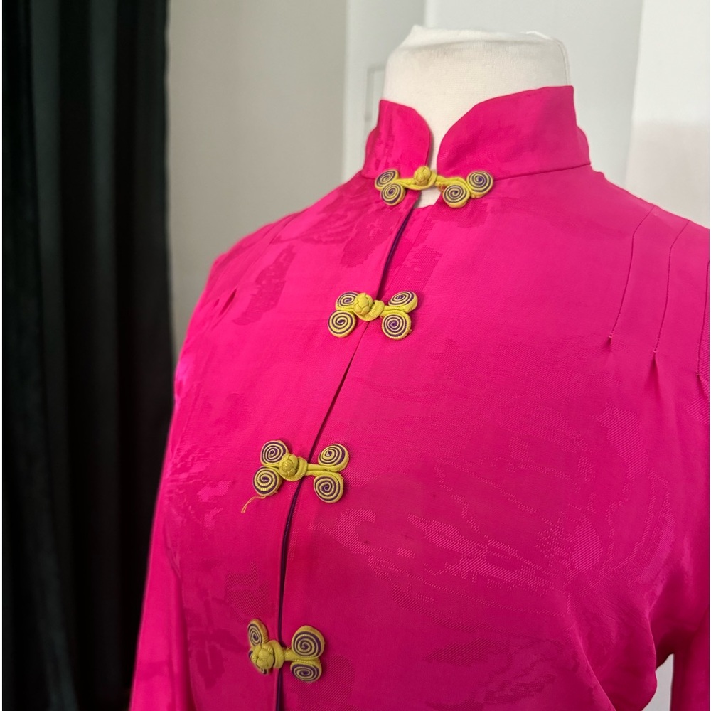 1940s silk pajama 5 piece set from Gump’s San Francisco - Picture 4 of 5